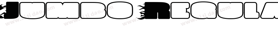 Jumbo Regular字体转换